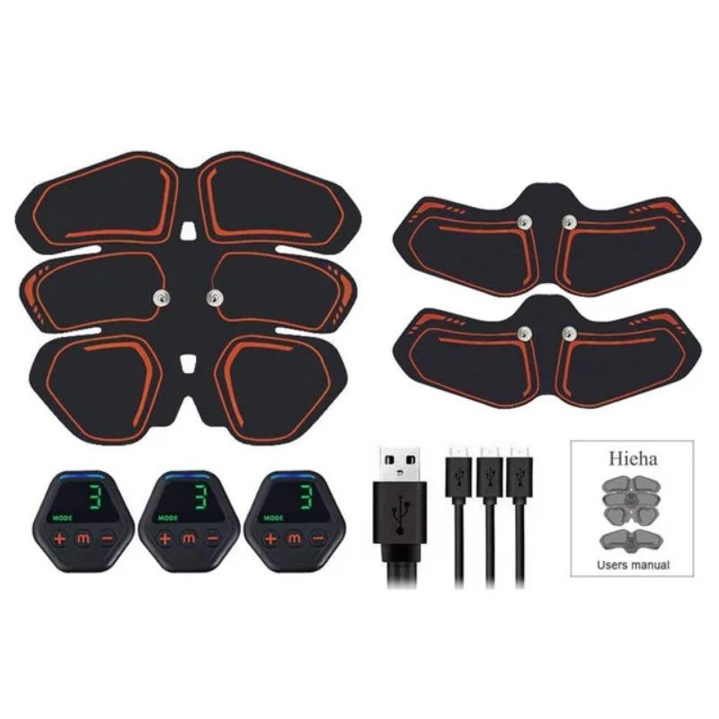 Электрический EMS ABS тонер для мышц живота, тренажер для бедер, стимулятор мышц, домашний тренажерный зал, потеря веса, вибрирующий корпус для похудения для мужчин и женщин