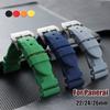 Для Panerai Силиконовый ремешок 22 мм 24 мм 26 мм Резиновый водонепроницаемый ремешок для SUBMERSIBLE PAM441 351 111 Браслет Мягкий спортивный браслет