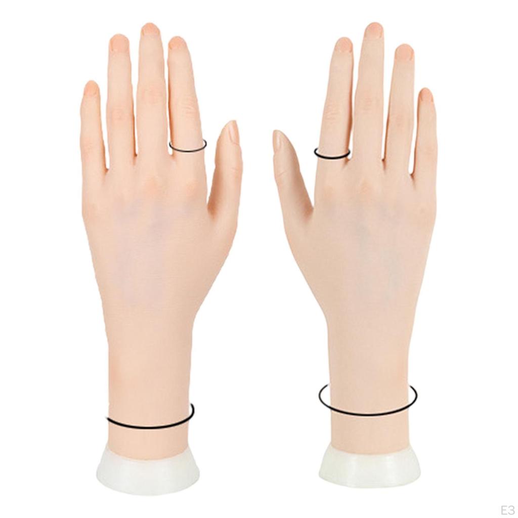 Женский манекен, ручная модель, подставка для практики дизайна ногтей, держатель для органайзера для ювелирных изделий