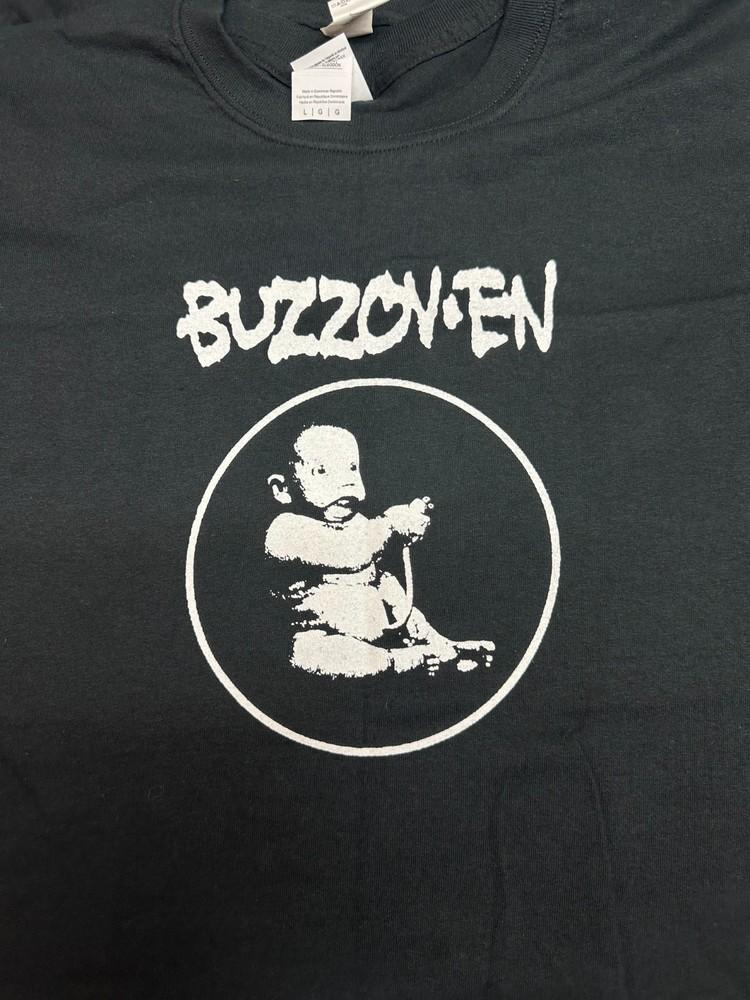 BUZZOVEN Baby Band Music Concert Black T Shirt Large L Unisex T-Shirt