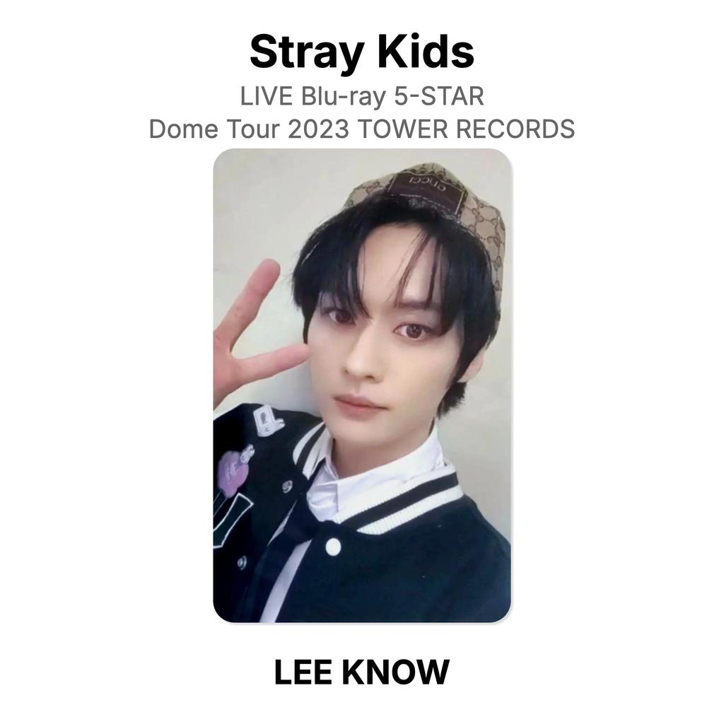 Stray Kids LIVE Blu-ray 5-STAR Dome Tour 2023 Официальная фотокарточка TOWER RECORDS
