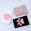 Yousheng Cat Paw Thigh High Socks for Women 3D Toe Beans Cat Claw Pad Socks Elastic Knee-High Stockings with Silicone Grips Animal Cosplay Outfit