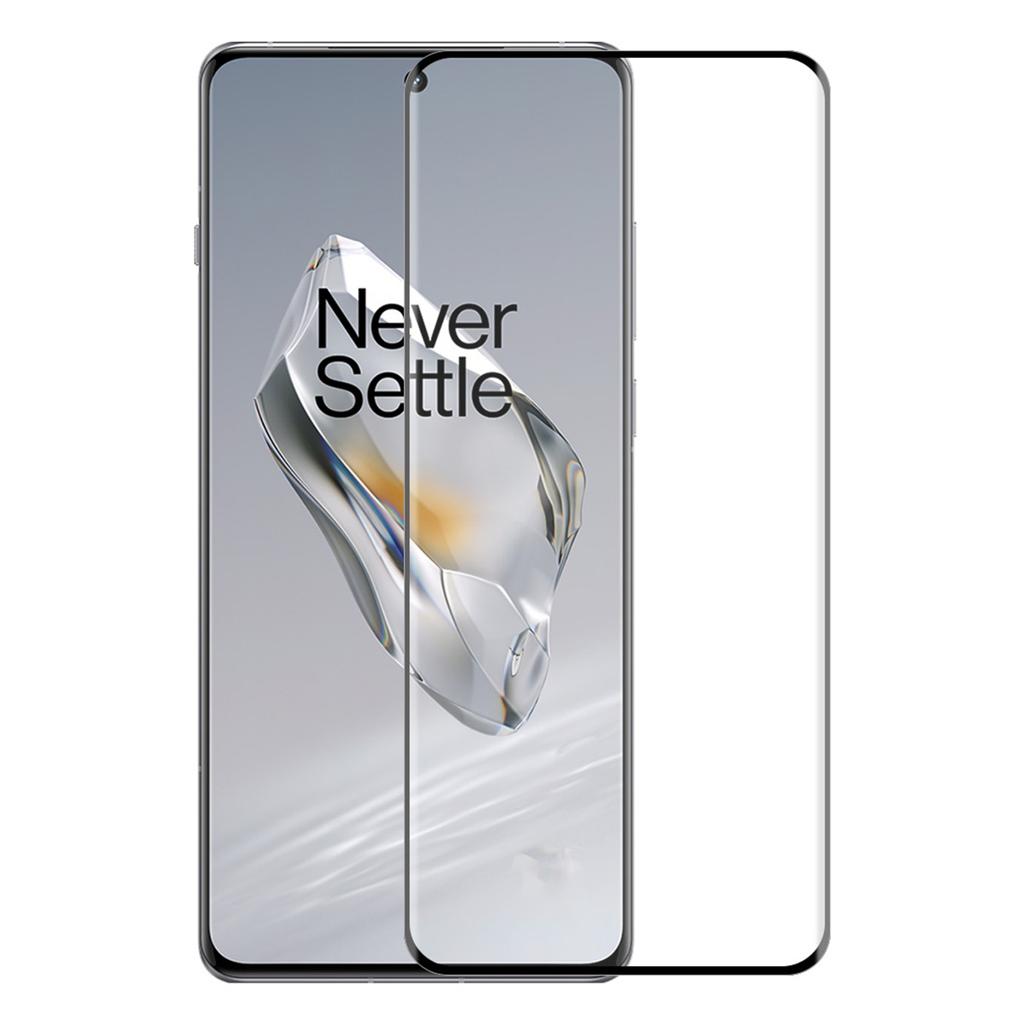 ENKAY HAT PRINCE For OnePlus 12 5G HD 3D Curved Tempered Glass Side Glue Full Screen Protector Support Fingerprint Unlock