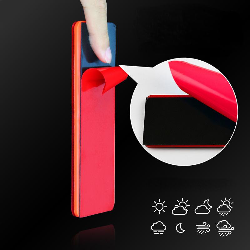 Safurance Велосипед Грузовик Прицеп Автомобиль Пластиковый Светоотражающий Катафот Пластиковый Светоотражающий Катафот Ночная Безопасность Предупреждающая Наклейка Лента