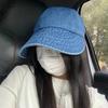 Stylish Denim Baseball Cap for Women UV Sun Protection Summer Outdoor Korea Style Casual Versatile Hiking Fishing Travel Cap