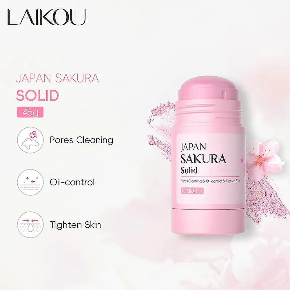 45g per piece (A) $Laike Sakura solid mask stick 45g smearable mask facial care cleansing