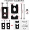 7/8" Handlebar Risers - 7/8" 22 Mm Handlebar Mount Clamp Risers For Coleman Bt200X Ct200 SSR125 Razor MX350 MX650 Dirt Pit Bike 50Cc 70Cc 90Cc 110Cc