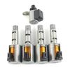 Комплект соленоидов вариатора JF015E RE0F11A Подходит для Nissan Tiida Sylphy Sentra Versa Sunny Детали гидроблока