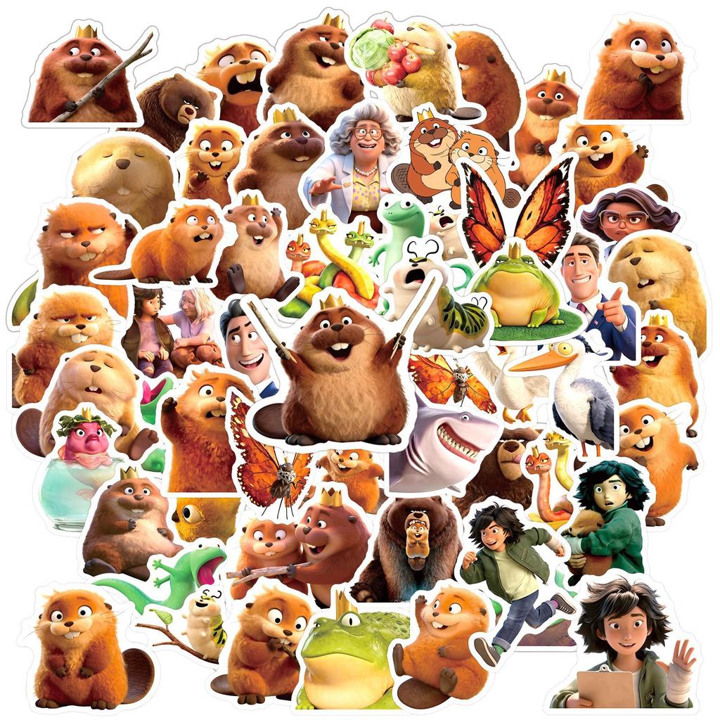 60Pcs/Set Movies Hoppers Sticker Waterproof Graffiti Decal Diy Scooter Phone Case Stationery Box Fans Gift