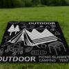 Comfortable Camping Mat Collapsible Beach Blanket Thickened Picnic Carpet  Festival