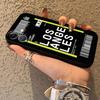 Упрощенный английский Черный Мягкий Чехол для Телефона для iPhone 13 12 11 17 Pro Max 7 8 XR 15 16 14 Plus 17Air XS Max
