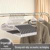 Non-Slip Double-Position Thick Plastic Clothes & Coat Hanger for Bedroom Storage