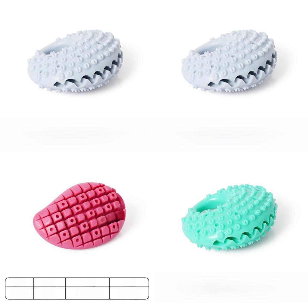 Игрушка-дозатор лакомств для собак, силиконовая жевательная головоломка для интерактивной игры и обогащения