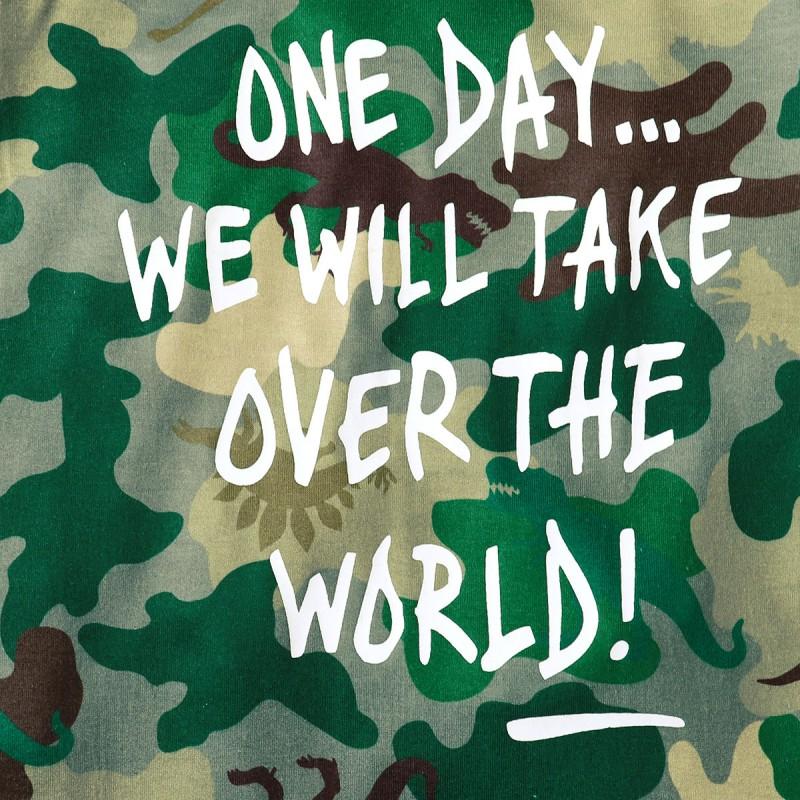 Футболка с камуфляжным принтом для маленьких мальчиков, топы, джинсовые штаны, брюки, комплект одежды, комплект одежды из 2 предметов