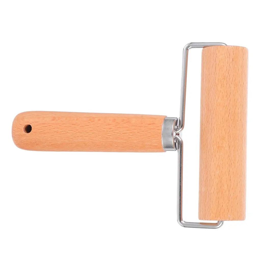 Wooden Rolling Pin With Ergonomic Handle For Baking Cooking Pastries Pizza Dough Roller Nonstick Kitchen Utensils Tool