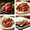 Double Layer Edible Dry Sausage Casings Boil Resistant Double Layer Sausage Casing  Home Cooking