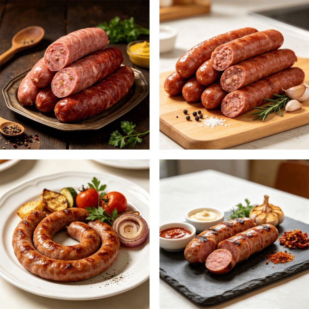 Double Layer Edible Dry Sausage Casings Boil Resistant Double Layer Sausage Casing Home Cooking