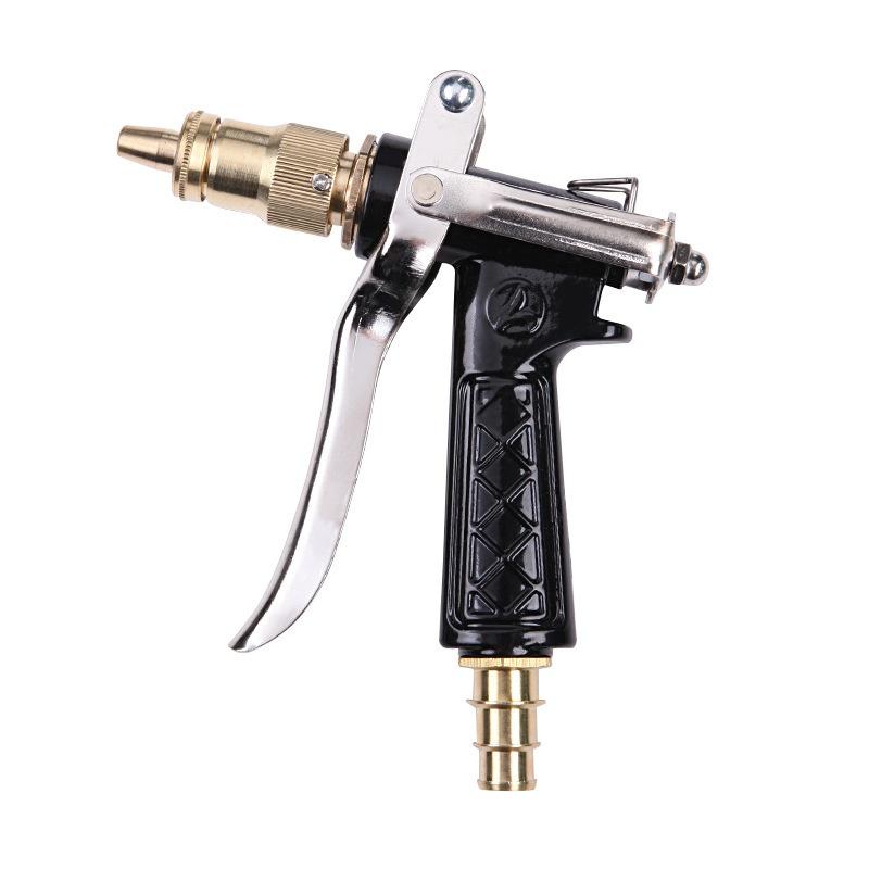 Водяной пистолет для мытья автомобилей, водяной пистолет из чистой меди, садовый водяной пистолет, утолщенный, высокого давления для мойки автомобилей