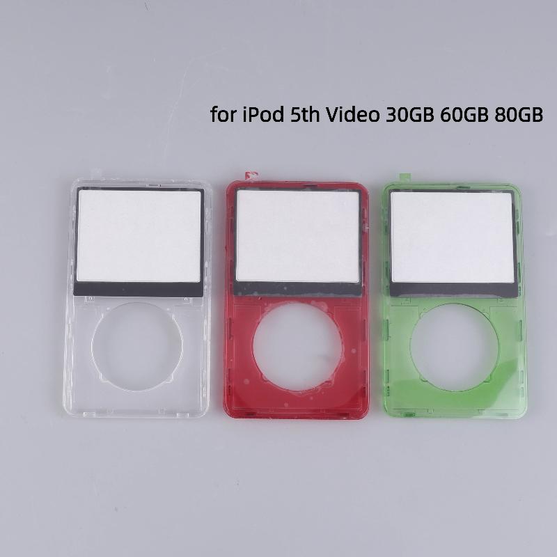 Цветной Прозрачный Передний Корпус Чехол Для IPod Video 5-го Поколения Video 30GB 60GB 80GB MP3 Аксессуары