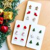 Keoker Christmas Polymer Clay Cutters - 10 Shapes, Christmas Tree Cutters for Polymer Clay Earrings