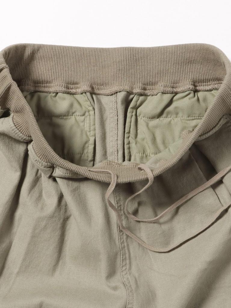 Beams Heart Linen Blend Dry Touch Jog Size M Women's Pants, Olive,