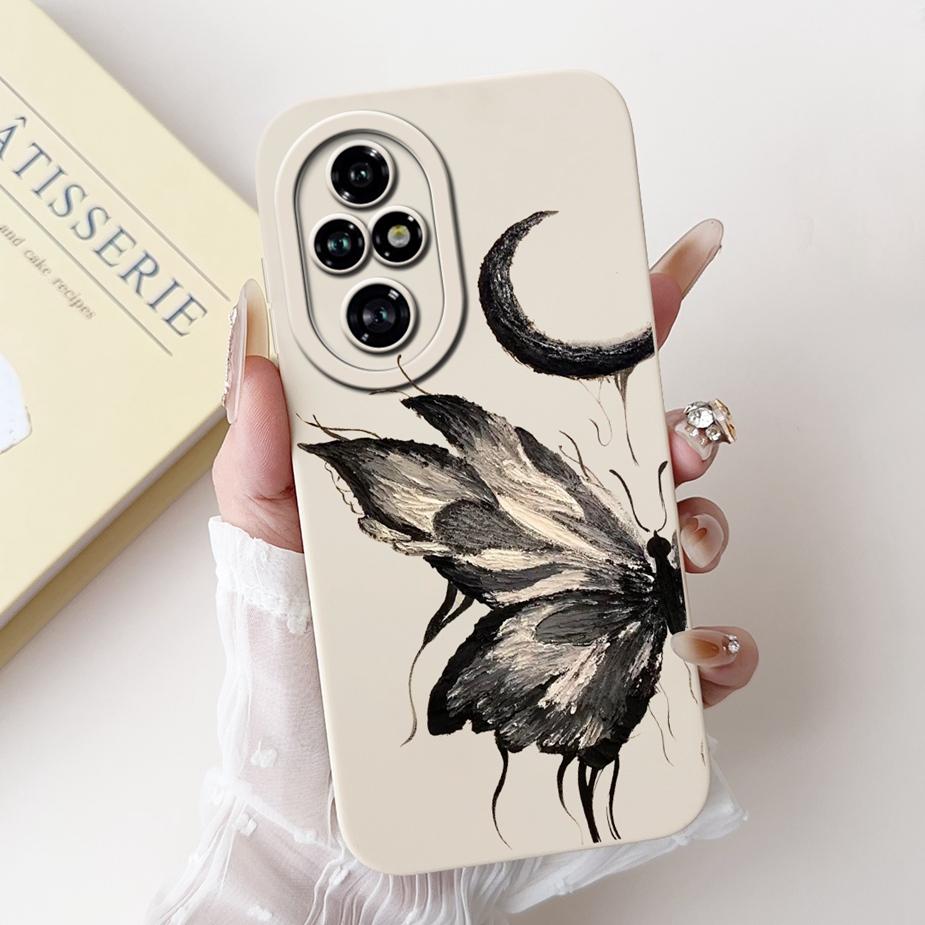 For Honor 200 Pro Case ELP-AN00 Cute Panda Cartoon Cover Shockproof Soft TPU Phone Case For Honor 200 Pro Honor200 Fundas Bumper
