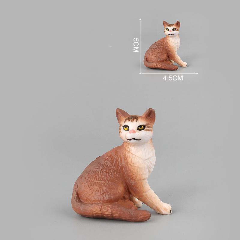 Kawaii Моделирование Животное Модель Кошки Моделирование Игрушка