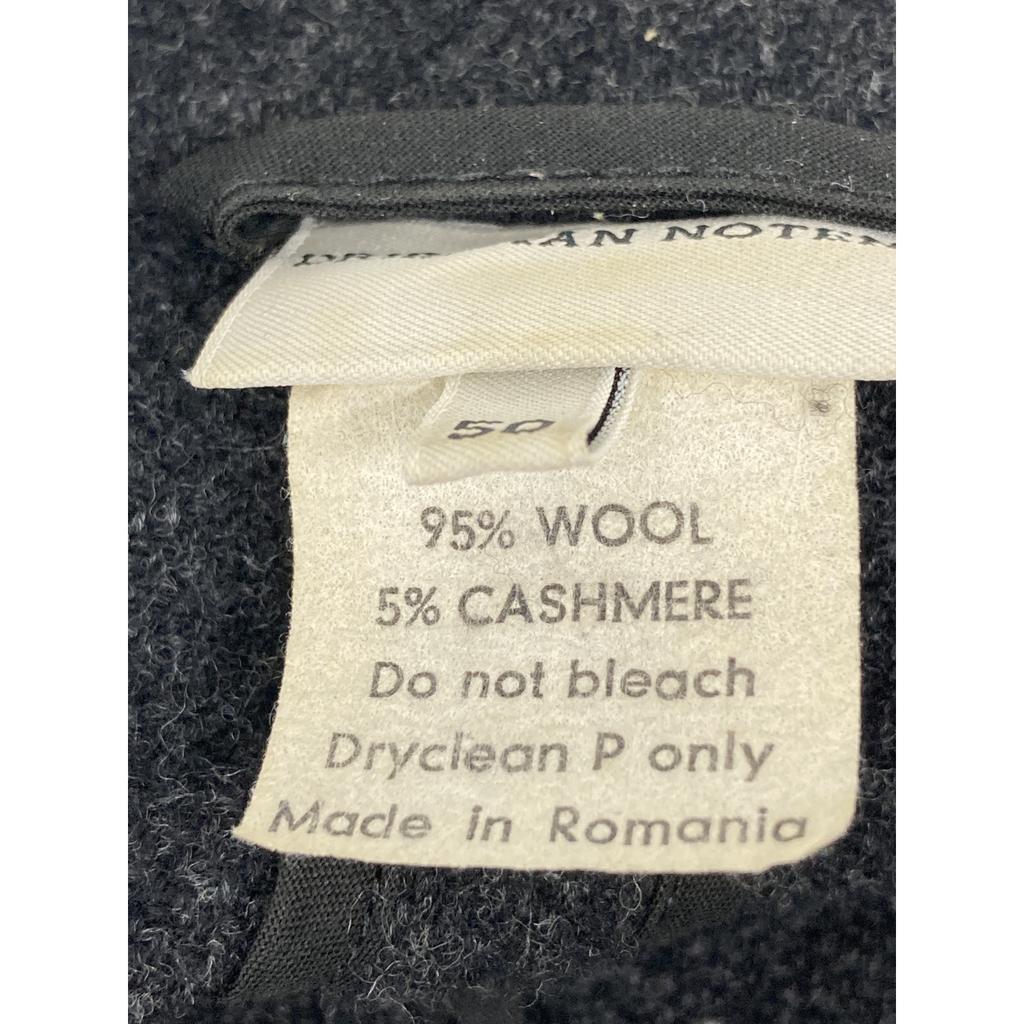 DRIES VAN NOTEN [Archive] 1990-Early 2000 Leica Period Black Woolwork Jacket Jacket 50 blackUsed