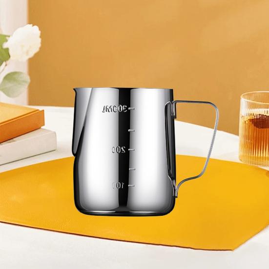 140ml/350ml/550ml/900ml Milk Frothing Pitcher Stainless Steel Espresso Steaming Pitcher Jug Milk Frother