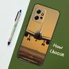Airplane Plane Aircraft For Xiaomi Redmi Note 12S 11S 10S 9S Note 12 8 9 10 11 Pro Phone Case For Redmi 12 9 C 10C