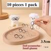 3.5cm Black Mini Glasses Accessories for Dolls Small Glasses Frame DIY Bear Accessories Decorations for Various Dolls