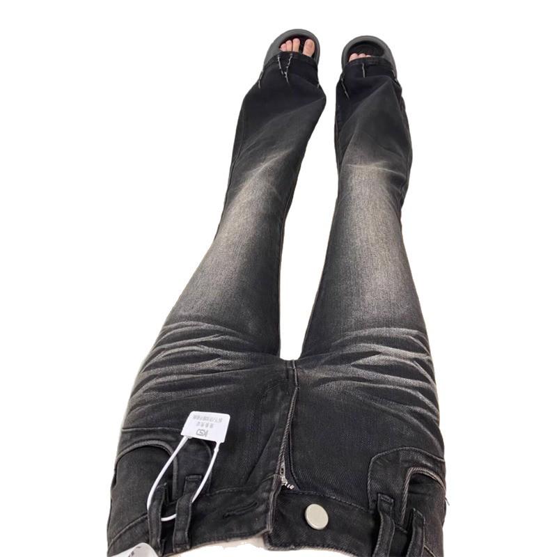 Джинсы Bootcut с высокой талией и микро-клешем для женщин - Стиль Весна 2026