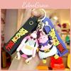 Cute Cartoon Dragon Ball Z Pvc Keychain Accessories Fun Durable Rubber Keyring For Goku Gohan Tien Buu Master Roshi