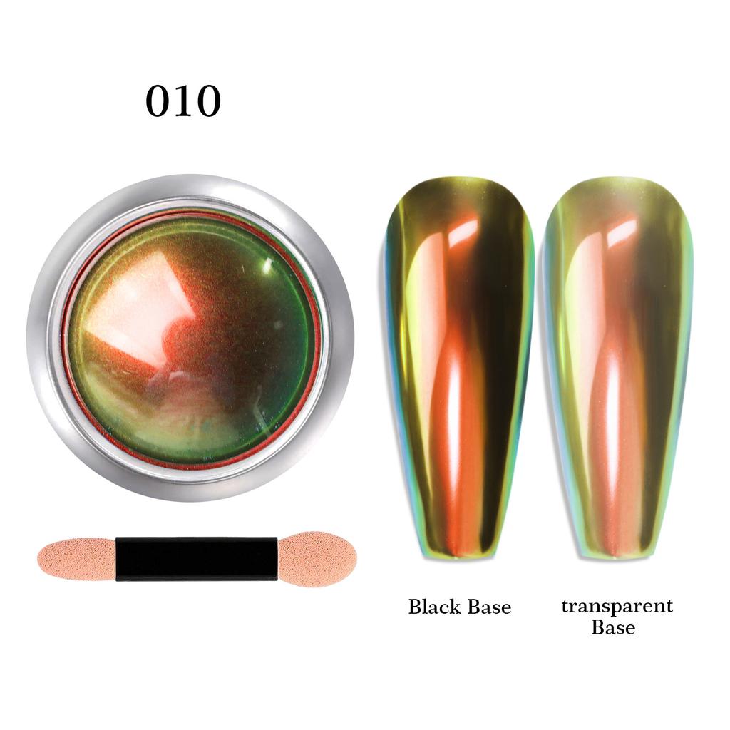 Optical Chameleon Magic Mirror Powder Versatile Color Acrylic Nail Art Glitter Chromium Powder DIY Manicure Decoration Design