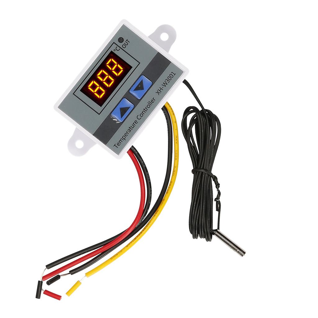 Electronic Temperature Controller LED Display Thermostat Module Temperature Temp Control Module Switch with Waterproof
