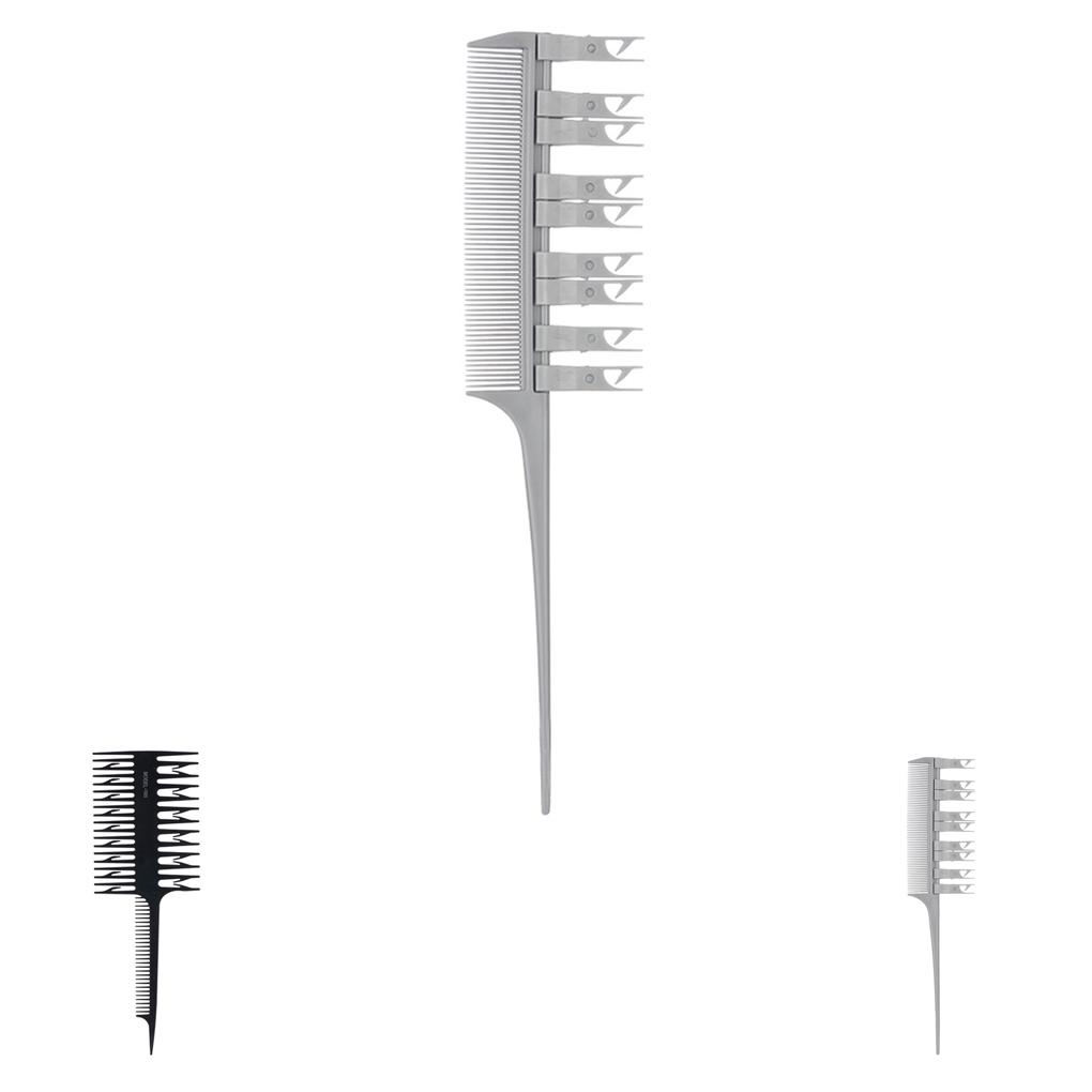 Sectioning Dyeing Comb with Hook Double Side Multi-function Brush Styling Tool