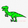 Drawing Indominus Rex Iron On Heat Transfer Printing Vinyl Patches Sticker for Clothes DIY Appliques Washable Patches