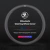 gaxjz5 Car Leather Steering Wheel Cover Anti-slip Accessories For Skoda Yeti Kamiq Kodiaq Karoq Octavia Fabia Rapid Vrs Superb A4 Scala