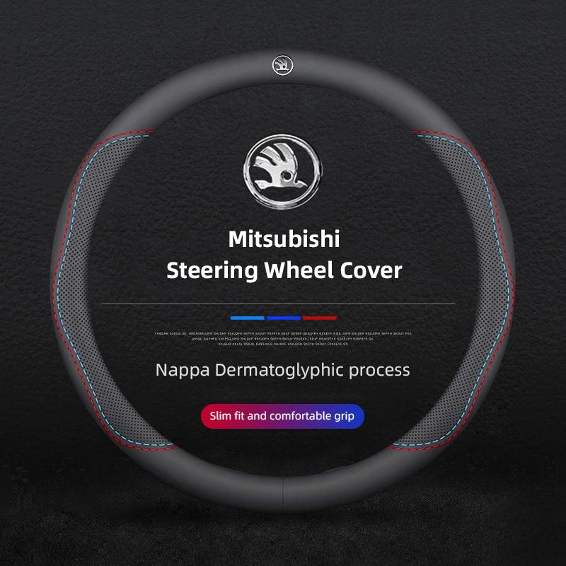 gaxjz5 Car Leather Steering Wheel Cover Anti-slip Accessories For Skoda Yeti Kamiq Kodiaq Karoq Octavia Fabia Rapid Vrs Superb A4 Scala