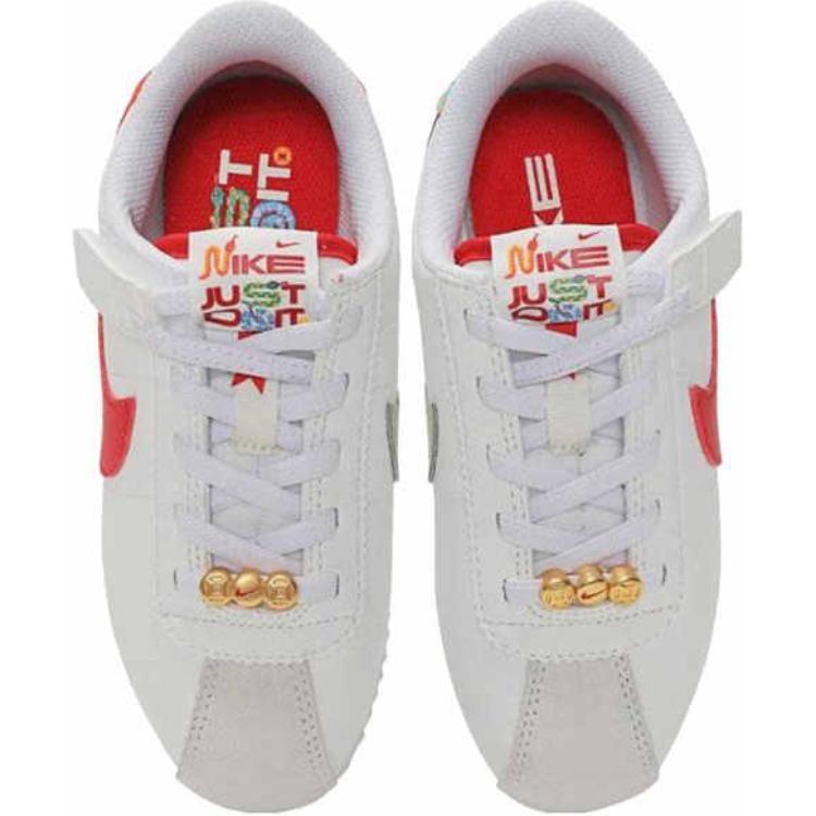 Nike Низкие детские lifestyle-кроссовки Белые с красным Для детей от 3 до 7 лет HV6005-161