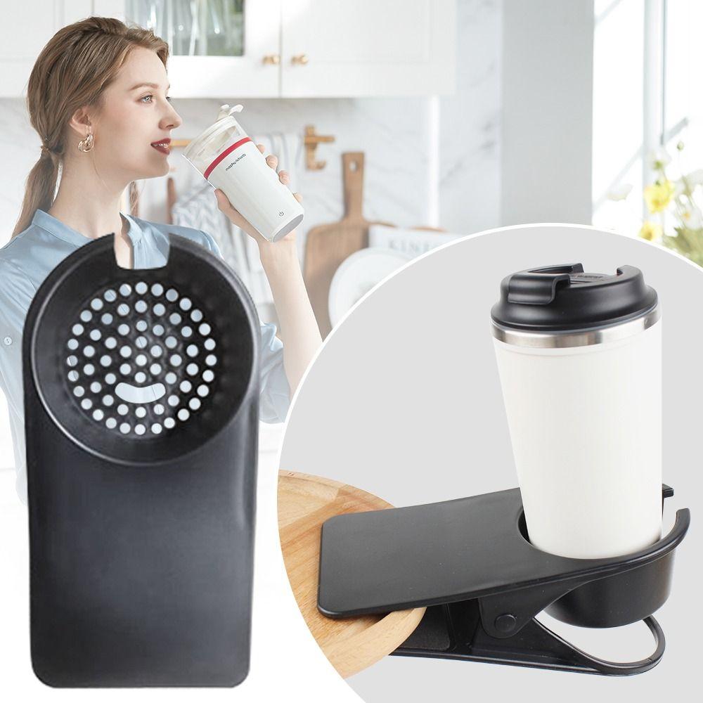 Пластиковый зажим для края стола, переносная стойка для хранения вещей, органайзеры для стола, подстаканник для офиса