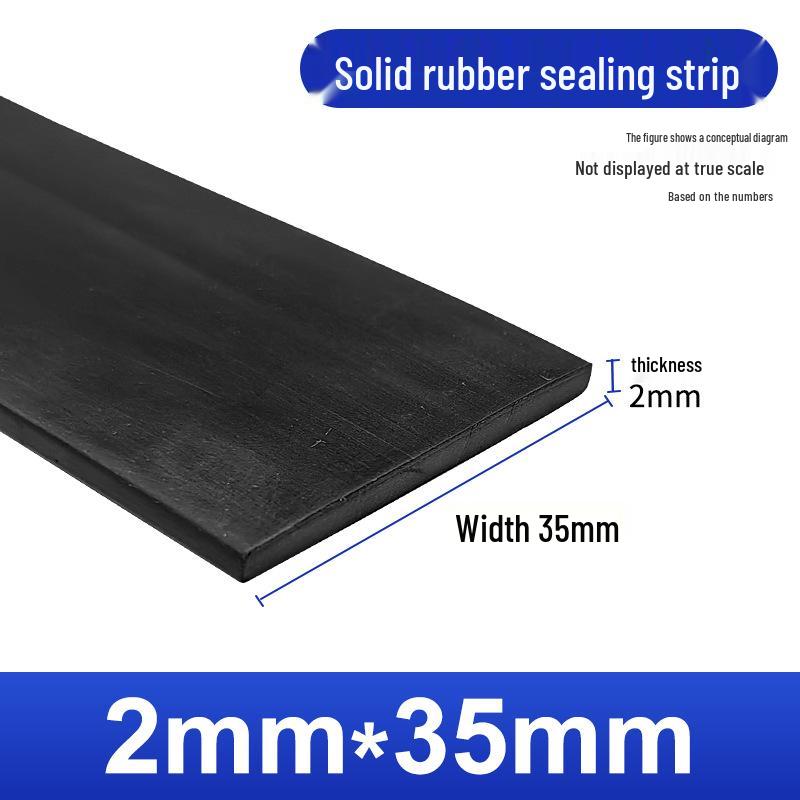 Nitrile Rubber Strip: Oil & Pressure-Resistant Shock Absorbing Glass Pad for Sealing & Joint Support