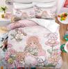 Kawaii MIKKO Bedding Sets Comforter Quilt Bed Cover Duvet Cover Pillow Case 2-3 Pieces Sets Kids Adult Size Cartoon Decoration