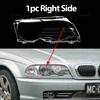 Car Headlight Cover for BMW E46 Coupe Convertible 1999-2003 M3 2000-2006 Auto Glass Lens Case Head Light Caps Lampshade Shell