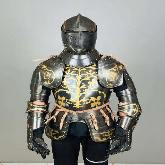 Конкурсный доспех Антона Пеффенхаузера Средневековый доспех Полудоспех Боевой воин Костюм на Хэллоуин Лучший подарок для него