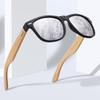 Деревянные солнцезащитные очки, солнцезащитные очки, мужские ретро-очки из бамбука и дерева, женские солнцезащитные очки, солнцезащитные очки с оправой из рисовых гвоздей.