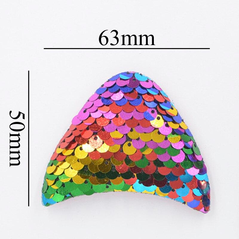 4 шт. высококлассные блестящие мультяшные кошачьи уши, аппликации, мягкие нашивки, наклейки на принадлежности, планарный скрапбукинг