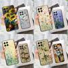 Масляная живопись Цветы Для Samsung Galaxy M55 M15 M13 M23 M33 M53 M30s M31s M12 M32 M52 M20 M21 M51 M34 M54 Чехол