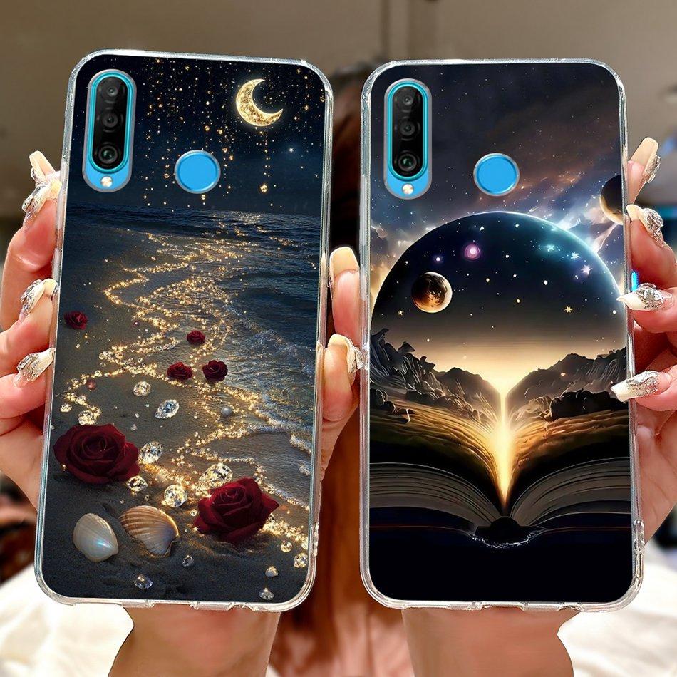 Для Huawei P30 Lite P 30 P30 Pro Крутой Чехол для Телефона с Рисунком Дракона и Тигра Для Huawei P30 P30Pro P30lite Мягкие Силиконовые TPU Чехлы