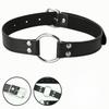 Open steel gag mouth gaper oral leather gadget gift fun DELICIOUSLY